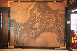 附、紙本墨画龍図